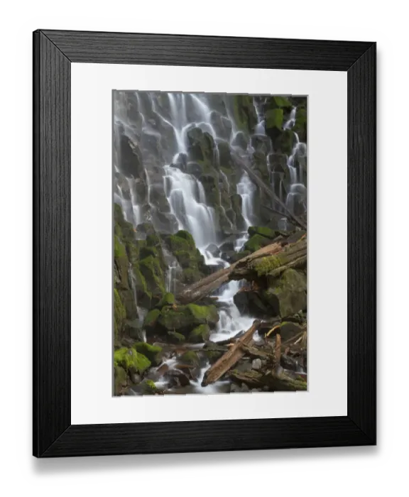 Framed Print : Ramona Falls in Clackamas county, Oregon Framed Print : Ramona Falls in Clackamas county, Oregon