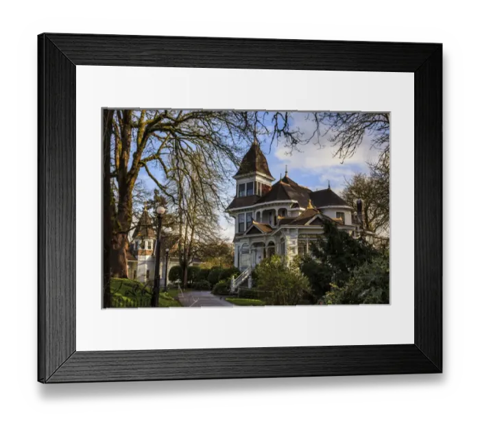 Framed Print : USA, Oregon, Salem, Deepwood Estate Framed Print : USA, Oregon, Salem, Deepwood Estate