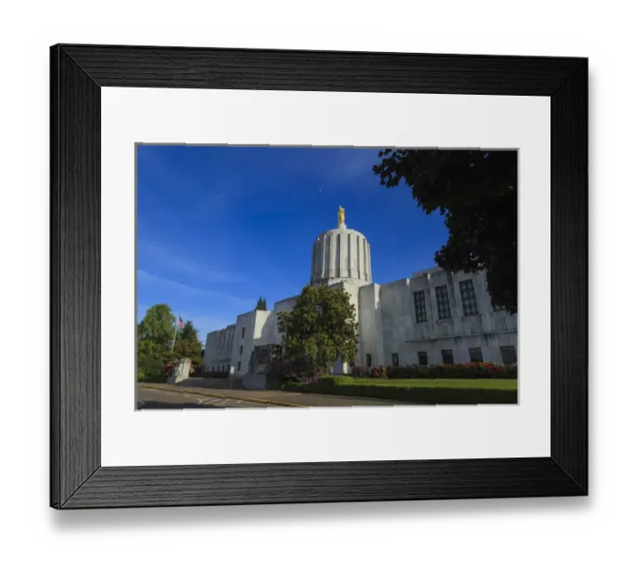 Framed Print : USA, Oregon, Salem, Oregon State Capitol
