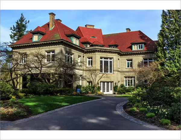 USA, Oregon, Portland, Pittock Mansion
