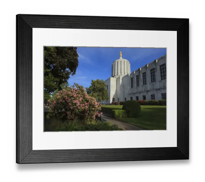 Framed Print : USA, Oregon, Salem, Oregon State Capitol