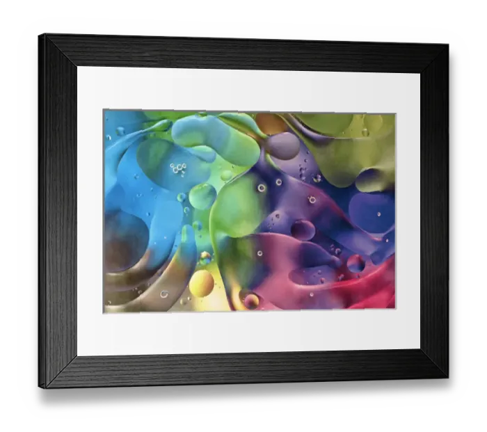 Framed Print : USA, Pennsylvania, Erie. Oil abstract. Credit as: Ellen Anon / Jaynes Gallery / DanitaDelimont Framed Print : USA, Pennsylvania, Erie. Oil abstract. Credit as: Ellen Anon / Jaynes Gallery / DanitaDelimont