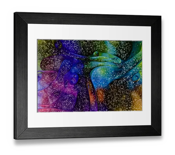 Framed Print : USA, Pennsylvania, Erie. Oil abstract. Credit as: Ellen Anon / Jaynes Gallery / DanitaDelimont Framed Print : USA, Pennsylvania, Erie. Oil abstract. Credit as: Ellen Anon / Jaynes Gallery / DanitaDelimont