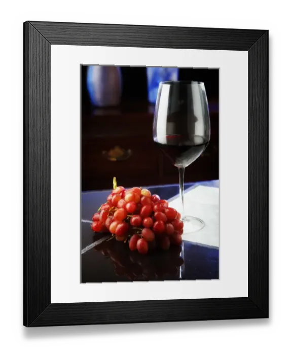 Framed Print : USA, Oregon, Keizer, Glass of wine and grapes Framed Print : USA, Oregon, Keizer, Glass of wine and grapes
