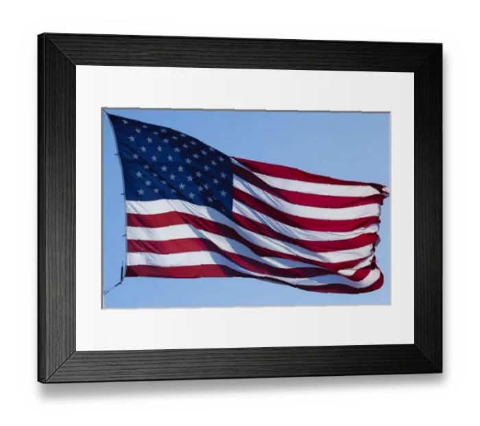 Framed Print : USA, Oregon, Hood River, US Flag at WaAM Framed Print : USA, Oregon, Hood River, US Flag at WaAM