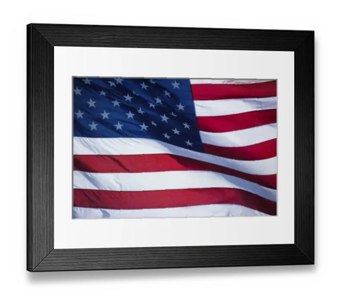 Framed Print : USA, Oregon, Hood River, US Flag at WaAM Framed Print : USA, Oregon, Hood River, US Flag at WaAM