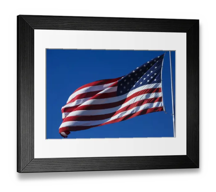 Framed Print : USA, Oregon, Hood River, US Flag at WaAM Framed Print : USA, Oregon, Hood River, US Flag at WaAM