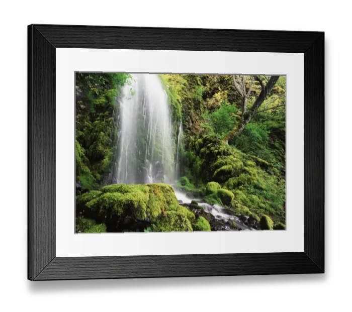 Framed Print : USA, Oregon, Columbia Gorge Scenic Area, Columbia River George, View of Mt Hood National