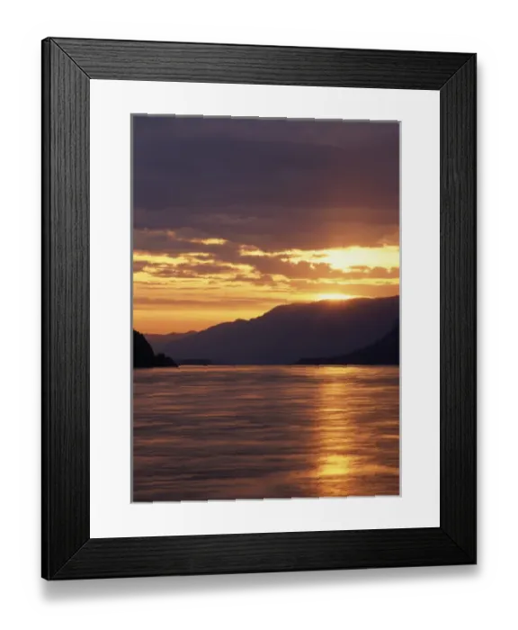 Framed Print : USA, Oregon, View of Columbia River Gorge at sunrise Framed Print : USA, Oregon, View of Columbia River Gorge at sunrise