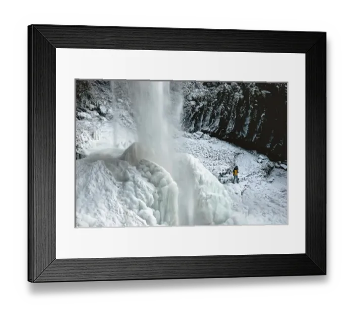 Framed Print : Unusual Ice Formation, North Falls, Silver Falls State Park, Oregon Framed Print : Unusual Ice Formation, North Falls, Silver Falls State Park, Oregon
