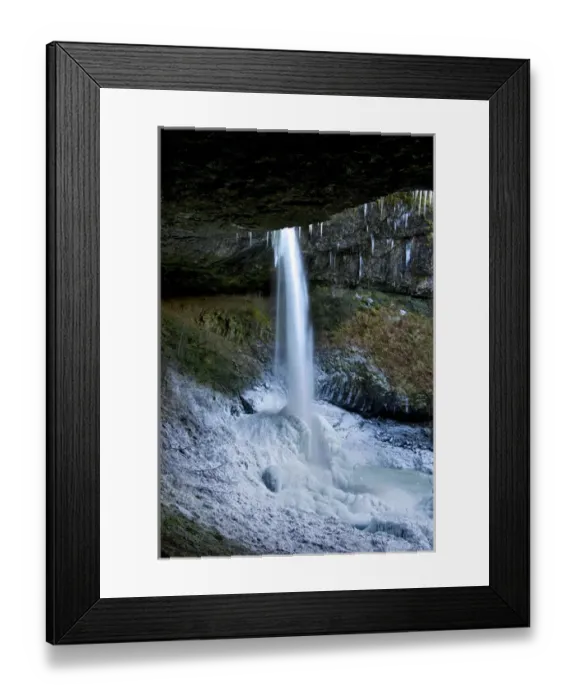 Framed Print : Unusual Ice Formation, North Falls, Silver Falls State Park, Oregon Framed Print : Unusual Ice Formation, North Falls, Silver Falls State Park, Oregon