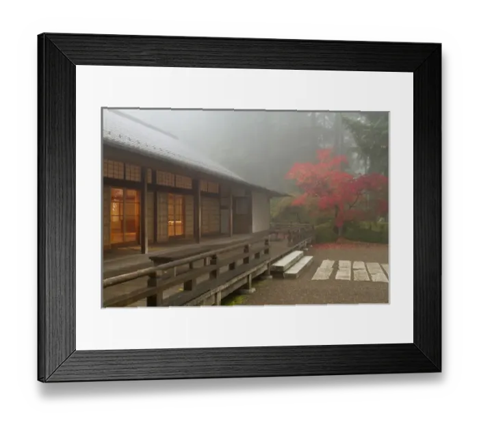Framed Print : The pavillion at the Portland Japanese Garden, Oregon Framed Print : The pavillion at the Portland Japanese Garden, Oregon