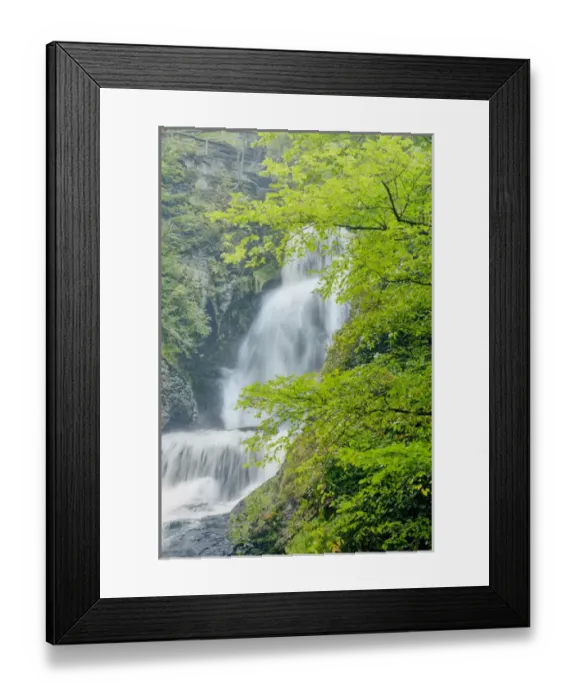 Framed Print : USA, Pennsylvania, Dingmans Ferry, Dingmans Ferry Falls. Water cascades over rocks Framed Print : USA, Pennsylvania, Dingmans Ferry, Dingmans Ferry Falls. Water cascades over rocks