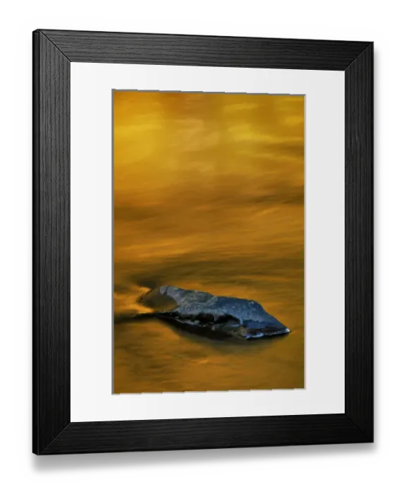 Framed Print : USA, Pennsylvania, Dingmans Ferry, Childs Park Dingmans Creek. Rock in autumn-colored stream Framed Print : USA, Pennsylvania, Dingmans Ferry, Childs Park Dingmans Creek. Rock in autumn-colored stream