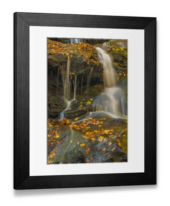 Framed Print : USA, Pennsylvania, Delaware Watergap National Recreational Area. Waterfall over rocks Framed Print : USA, Pennsylvania, Delaware Watergap National Recreational Area. Waterfall over rocks