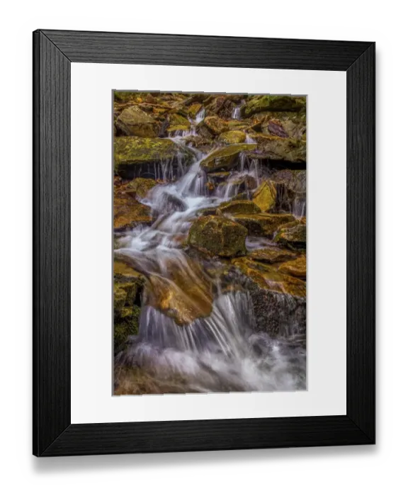 Framed Print : USA, Pennsylvania, Benton, Ricketts Glen State Park. Kitchen Creek cascade. Credit as Framed Print : USA, Pennsylvania, Benton, Ricketts Glen State Park. Kitchen Creek cascade. Credit as