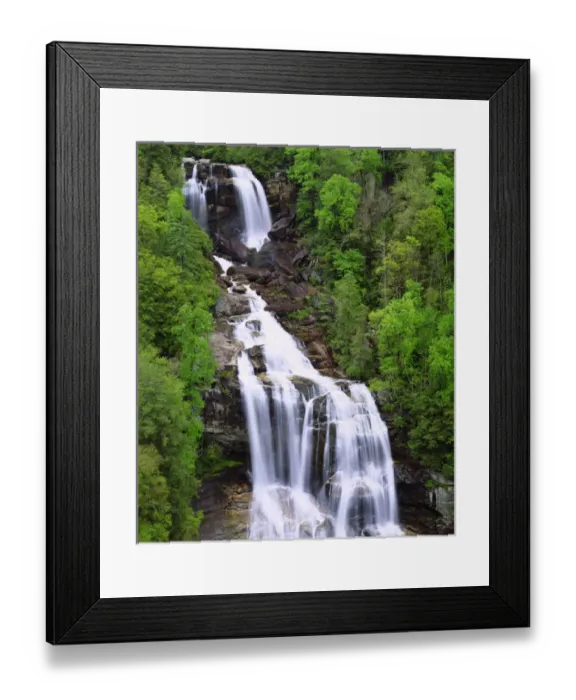 Framed Print : USA, Whitewater Falls in South Carolina Framed Print : USA, Whitewater Falls in South Carolina