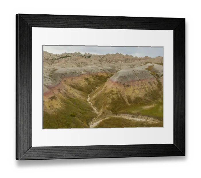 Framed Print : USA, South Dakota, Badlands National Park
