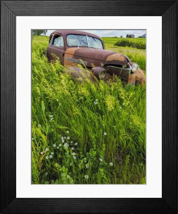 Framed Print : Rusty old vehicles in the ghost town of Okaton, South Dakota, USA Framed Print : Rusty old vehicles in the ghost town of Okaton, South Dakota, USA