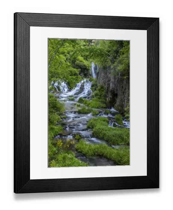 Framed Print : Roughlock Falls in Spearfish Canyon in the Black Hills National Forest, South Dakota, USA Framed Print : Roughlock Falls in Spearfish Canyon in the Black Hills National Forest, South Dakota, USA
