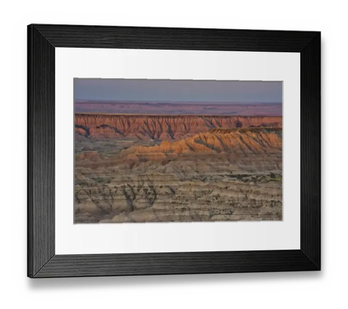 Framed Print : sunrise, Pinnacles Overlook, Badlands National Park, South Dakota, USA Framed Print : sunrise, Pinnacles Overlook, Badlands National Park, South Dakota, USA