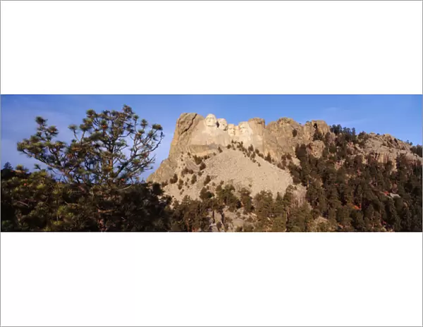 USA, South Dakota, Keystone, View of Mount Rushmore National Memorial
