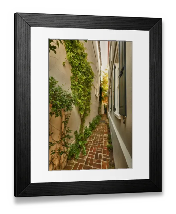 Framed Print : USA, South Carolina, Charleston. Colorful windows and walkways are found in Charleston s Framed Print : USA, South Carolina, Charleston. Colorful windows and walkways are found in Charleston s
