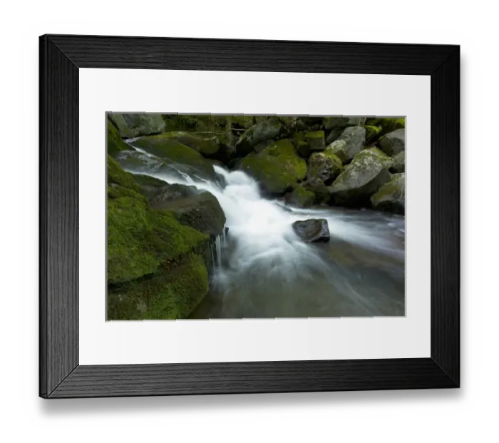 Framed Print : Waterfall, Middle Prong Trailhead, Great Smoky Mountains National Park, TN Framed Print : Waterfall, Middle Prong Trailhead, Great Smoky Mountains National Park, TN