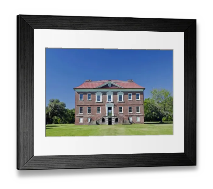 Framed Print : USA, SC, Charleston, Drayton Hall, 18th Century Plantation Framed Print : USA, SC, Charleston, Drayton Hall, 18th Century Plantation