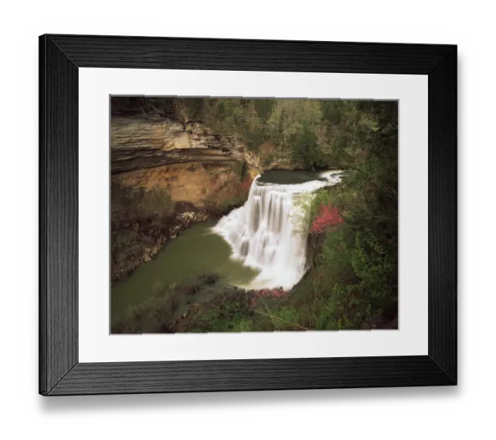 Framed Print : USA, Tennessee, Burgess Falls State National Park, View of Burgess Falls Framed Print : USA, Tennessee, Burgess Falls State National Park, View of Burgess Falls