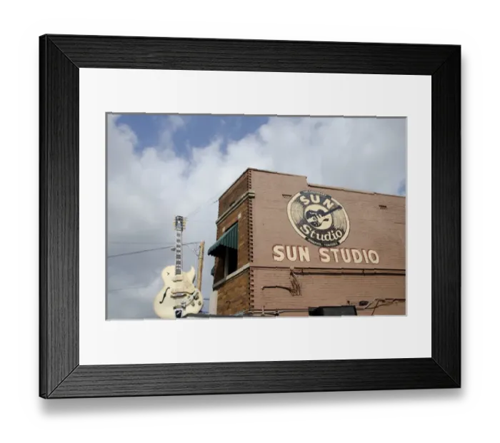 Framed Print : Tennessee, Memphis. Sun Studio, legendary recording studio where Johnny Cash, B. B Framed Print : Tennessee, Memphis. Sun Studio, legendary recording studio where Johnny Cash, B. B