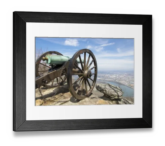Framed Print : US, TN, Chattanooga. Point Park National historic park