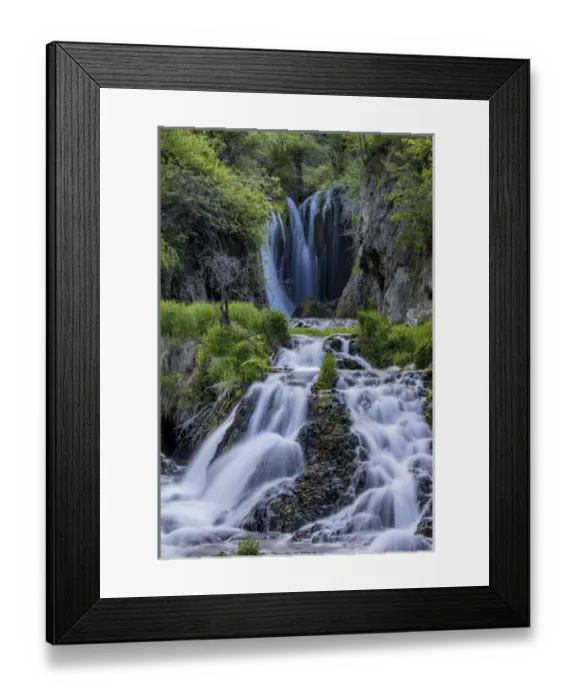 Framed Print : Roughlock Falls in Spearfish Canyon in the Black Hills National Forest, South Dakota, USA Framed Print : Roughlock Falls in Spearfish Canyon in the Black Hills National Forest, South Dakota, USA
