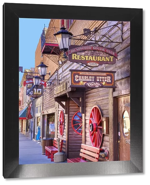 SD, Deadwood, Main Street, Historic Gold Mining town, now a gambling mecca