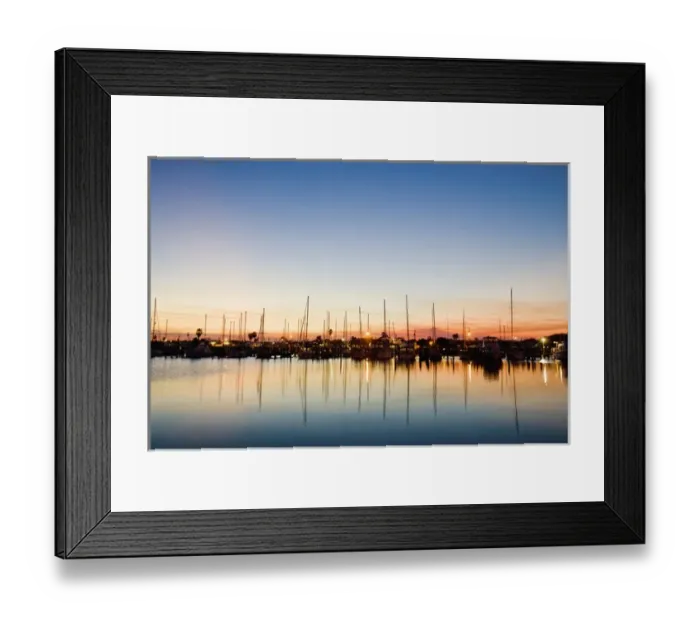 Framed Print : Rockport, Texas harbor at sunset Framed Print : Rockport, Texas harbor at sunset