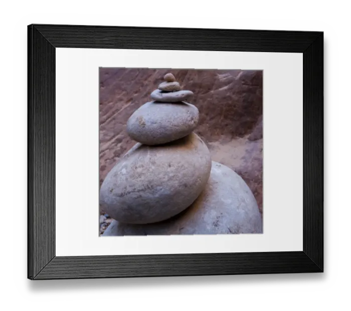 Framed Print : Stone stack, Zion National Park, Utah, USA Framed Print : Stone stack, Zion National Park, Utah, USA