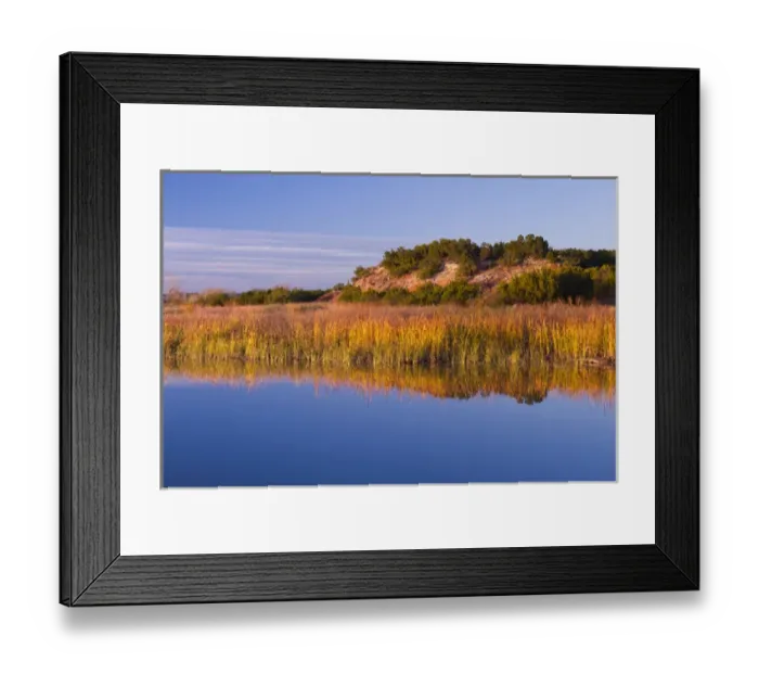 Framed Print : Copper Breaks State Park in autumn at Quanah, Texas Framed Print : Copper Breaks State Park in autumn at Quanah, Texas