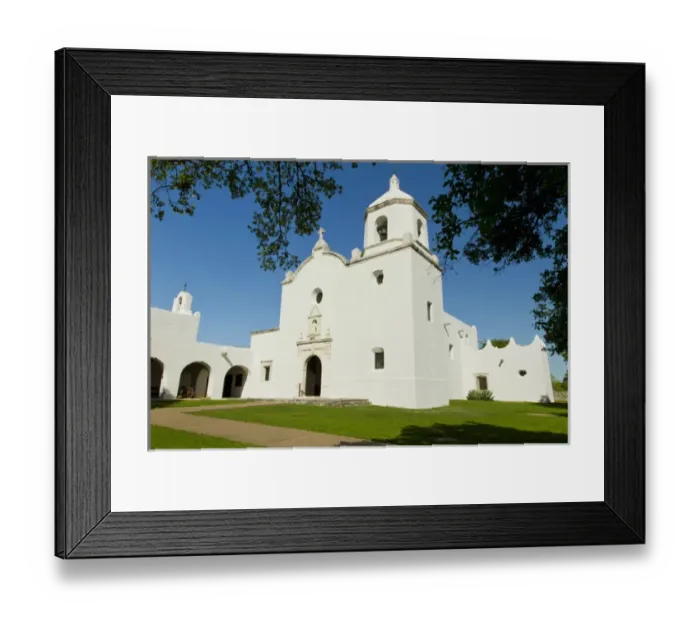 Framed Print : Goliad, Texas, USA, Mission Nuestra Senora del Espiritu Santo del Zuniga