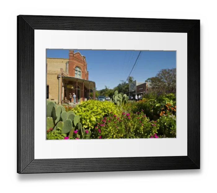 Framed Print : Gruene, New Braunfels, Texas historic downtown and tourist site. Oldest dancehall in Texas Framed Print : Gruene, New Braunfels, Texas historic downtown and tourist site. Oldest dancehall in Texas