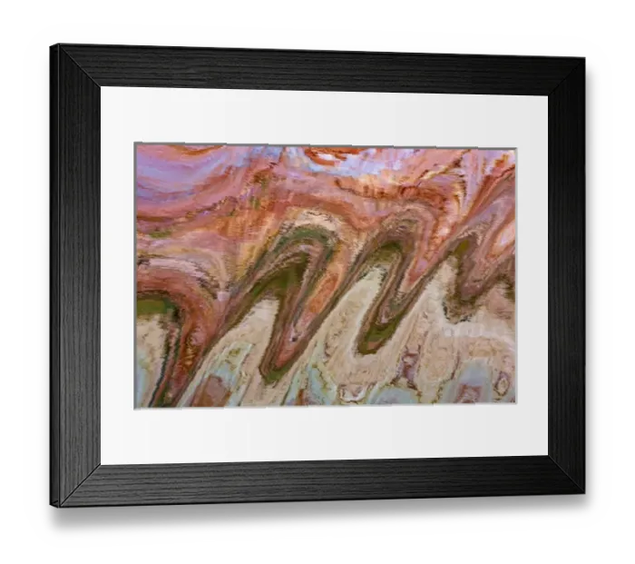 Framed Print : USA, Utah, Glen Canyon National Recreation Area. Abstract of cliff reflection in Lake Powell Framed Print : USA, Utah, Glen Canyon National Recreation Area. Abstract of cliff reflection in Lake Powell