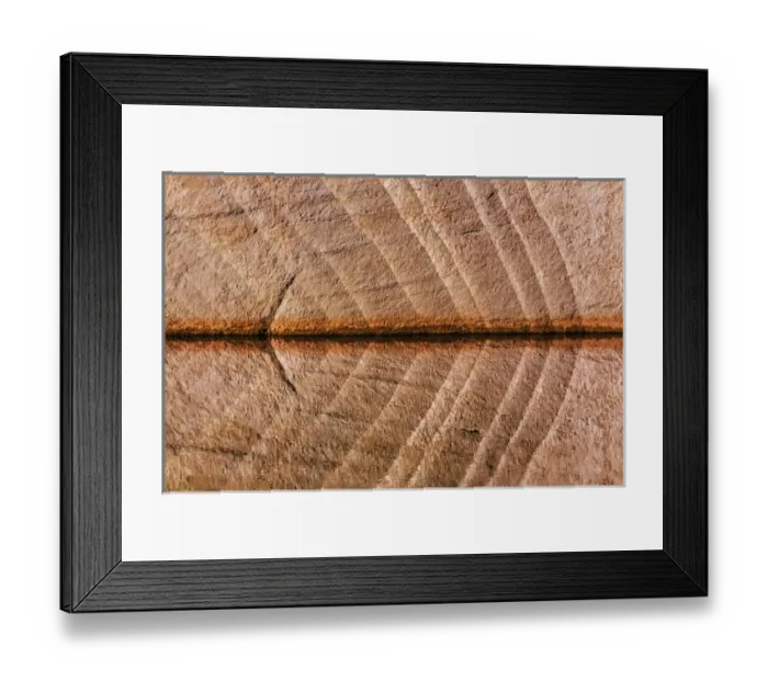 Framed Print : USA, Utah, Glen Canyon National Recreation Area. Abstract reflection of stained sandstone wall Framed Print : USA, Utah, Glen Canyon National Recreation Area. Abstract reflection of stained sandstone wall