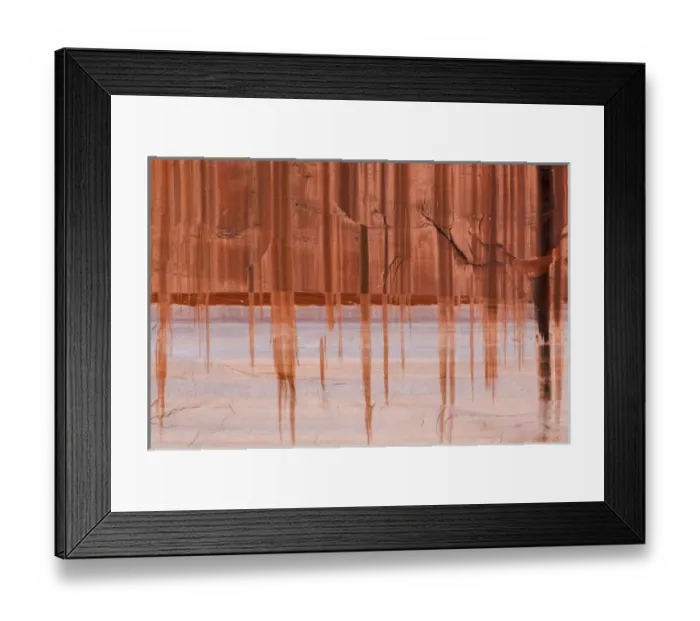 Framed Print : USA, Utah, Glen Canyon National Recreation Area. Sandstone wall with desert varnish stains Framed Print : USA, Utah, Glen Canyon National Recreation Area. Sandstone wall with desert varnish stains