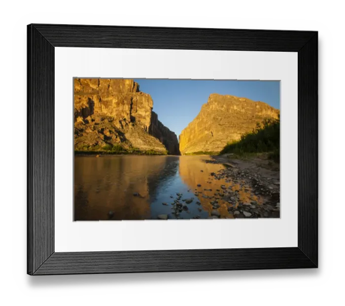 Framed Print : Santa Elena Canyon and Rio Grande Framed Print : Santa Elena Canyon and Rio Grande