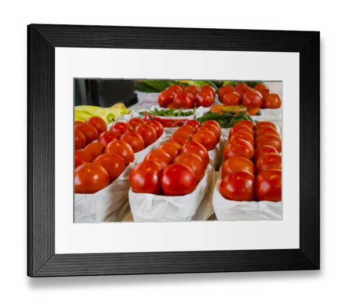 Framed Print : Fresh Produce on display at Farmers Market Framed Print : Fresh Produce on display at Farmers Market