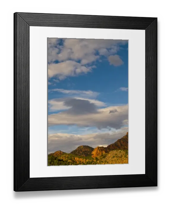 Framed Print : USA, Utah, Zion National Park. Late light on Kolob Canyon Framed Print : USA, Utah, Zion National Park. Late light on Kolob Canyon