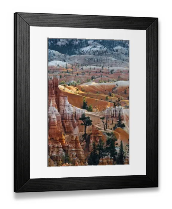 Framed Print : USA, Utah. Hoodoo formations in Bryce Canyon National Park Framed Print : USA, Utah. Hoodoo formations in Bryce Canyon National Park