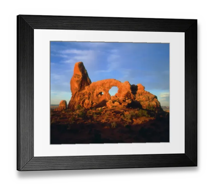 Framed Print : USA; Utah. ; Arches National Park; Arches at sunset; UT Framed Print : USA; Utah. ; Arches National Park; Arches at sunset; UT
