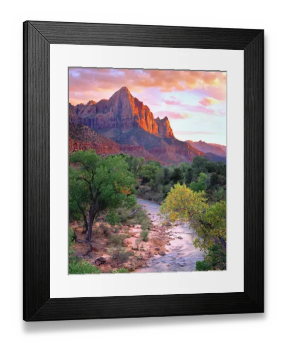Framed Print : USA, Utah, Zion National Park at Sunset Framed Print : USA, Utah, Zion National Park at Sunset