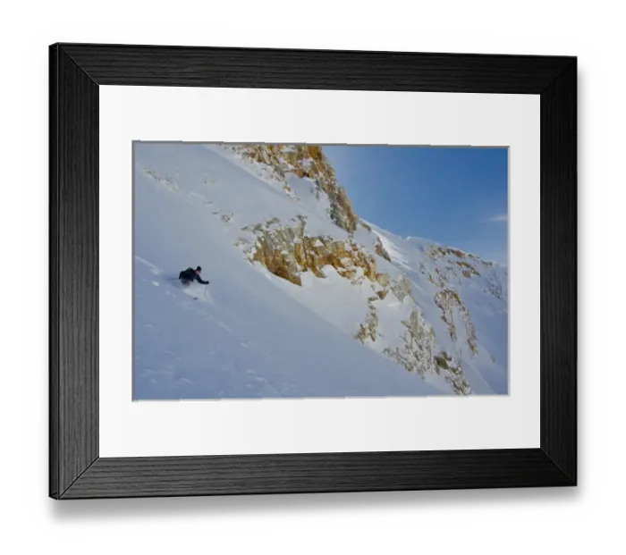 Framed Print : Powder skiing in Mill B South Fork, Twin Peaks Wilderness, Big Cottonwood Canyon Framed Print : Powder skiing in Mill B South Fork, Twin Peaks Wilderness, Big Cottonwood Canyon