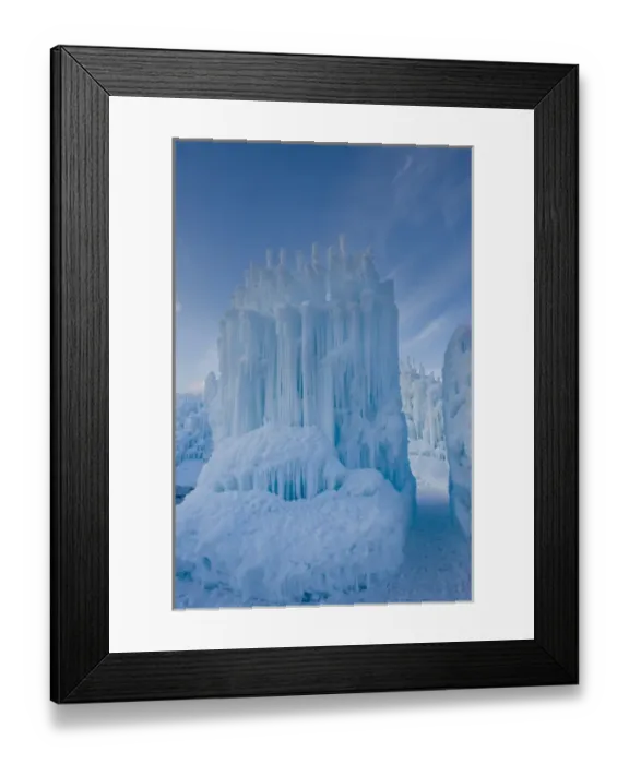 Framed Print : Ice Sculptures at Zermatt Resort, Midway, Utah Framed Print : Ice Sculptures at Zermatt Resort, Midway, Utah